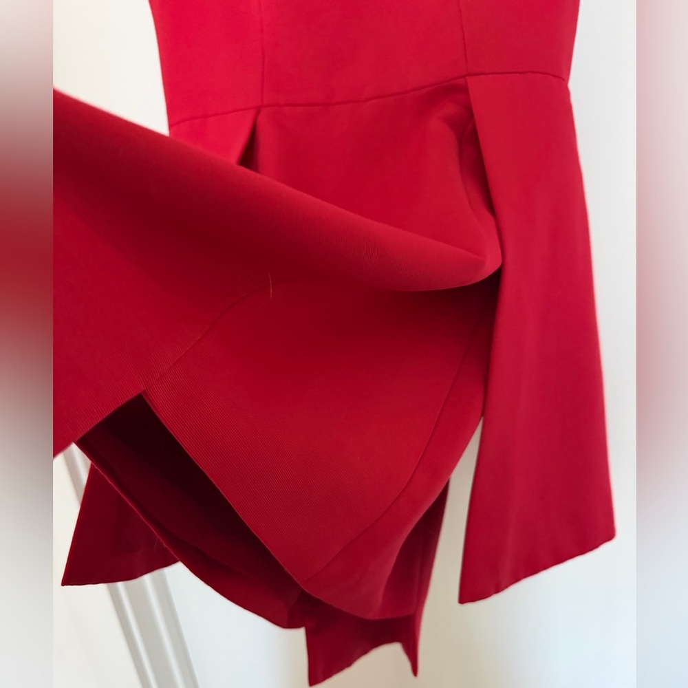 Finders Keepers Scarlet Red Sleeveless Fit-and-Flare Dress - Picture 5 of 5